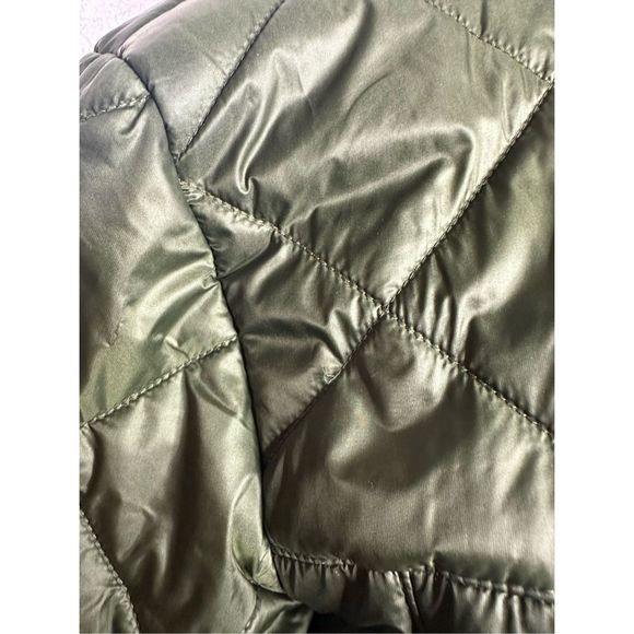 Patagonia Women's Radalie Parka Sz‎ Small Quilted Nomad Green Insulated Jacket - Picture 10 of 10